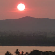 Sunset over Mawlamyine, Myanmar